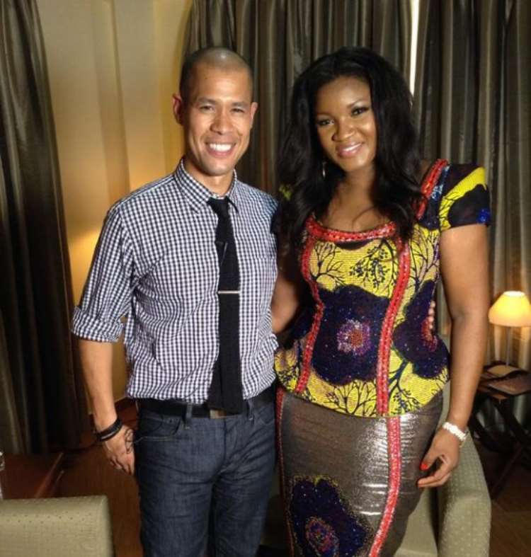 <b>Omotola Jalade-Ekeinde Dazzles In African Print Outfit At Her CNN African Voices Interview With Vladimir Duthiers</b>