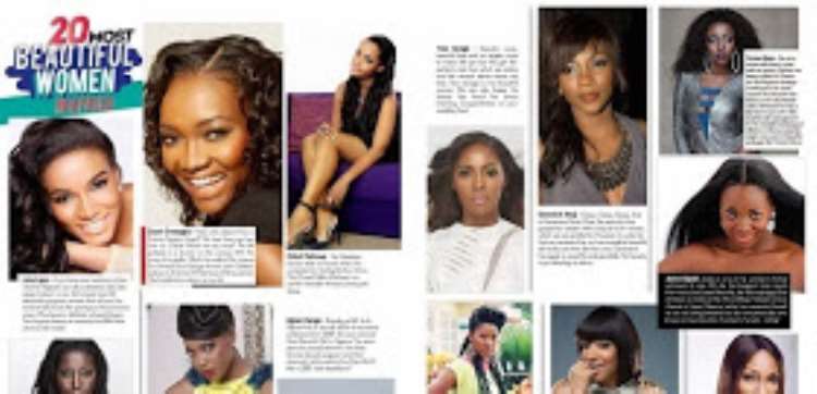 <b>Nigeria, Ghana Lead Africa's 20 Most Beautiful Women</b>